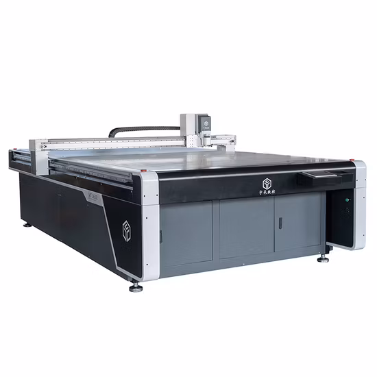 Cheap Digital CNC Vinyl Sticker Paper Label Vibrating Knife PU Artificial Leather Belt Cutting Machine for Genuine Leather Bag/Shoes/Footwear