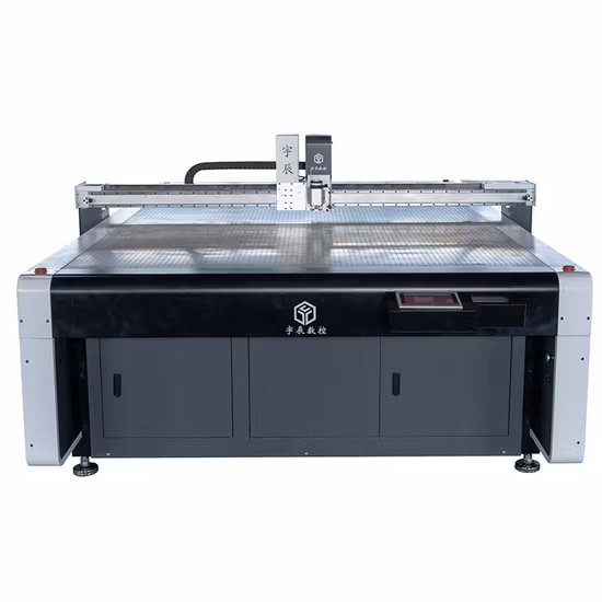 Cheap Digital CNC Vinyl Sticker Paper Label Vibrating Knife PU Artificial Leather Belt Cutting Machine for Genuine Leather Bag/Shoes/Footwear